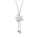 925 Silver Lotus Zircon Enlightenment Necklace 925 Silver Lotus Zircon Enlightenment Necklace