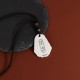 Silver Ksitigarbha Buddha Zakiram Goddess Pendant