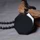 Black Obsidian Stone Yin Yang Necklace Pendant Black Obsidian Stone Yin Yang Necklace Pendant