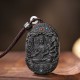 Zodiac Buddha Agarwood Peace Lotus Necklace Pendant