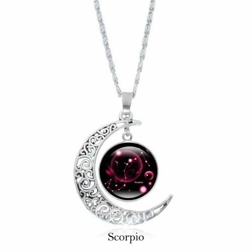 Zodiac Moon Protection Necklace Zodiac Moon Protection Necklace