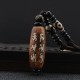 Tibet Om Mani Padme Hum Dzi Bead Wealth Necklace
