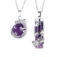 Dragon Wrapped Gemstone Couple Necklace Pendant Dragon Wrapped Gemstone Couple Necklace Pendant