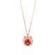 925 Silver Dragon Luck Red Zircon Necklace Set 925 Silver Dragon Luck Red Zircon Necklace Set