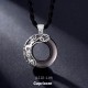 Zodiac Ice Obsidian Blessing Round Necklace Zodiac Ice Obsidian Blessing Round Necklace