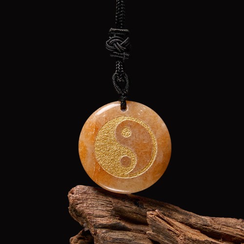 Amethyst Tiger Eye Green Aventurine Yin Yang Necklace Amethyst Tiger Eye Green Aventurine Yin Yang Necklace