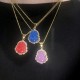 18K Gold Filled Laughing Buddha Jade Luck Necklace 18K Gold Filled Laughing Buddha Jade Luck Necklace