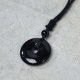 Lucky Coin Healing Crystal Gemstone Necklace