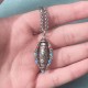 Tibetan Om Mani Padme Hum Rotatable Necklace