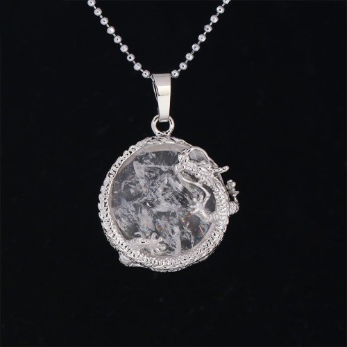 Chinese Dragon Quartz Crystal Healing Necklace Chinese Dragon Quartz Crystal Healing Necklace