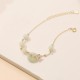 925 Silver Hetian Jade Orchid Luck Necklace Set 925 Silver Hetian Jade Orchid Luck Necklace Set