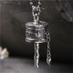 925 Silver Om Mani Padme Hum Rotatable Necklace