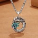 Tibetan Copper Dragon Strength Necklace Pendant