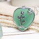 Natural Healing Crystals Heart Pendant Necklace Natural Healing Crystals Heart Pendant Necklace
