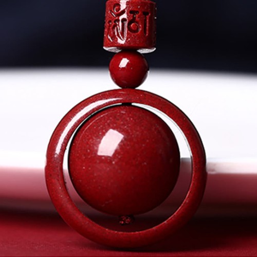 Cinnabar Om Mani Padme Hum PiXiu Blessing Necklace Pendant Cinnabar Om Mani Padme Hum PiXiu Blessing Necklace Pendant
