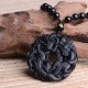 Black Obsidian Peace Pixiu Purification Pendant Black Obsidian Peace Pixiu Purification Pendant