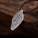 Tibetan 925 Silver Om Mani Padme Hum Necklace Pendant Tibetan 925 Silver Om Mani Padme Hum Necklace Pendant