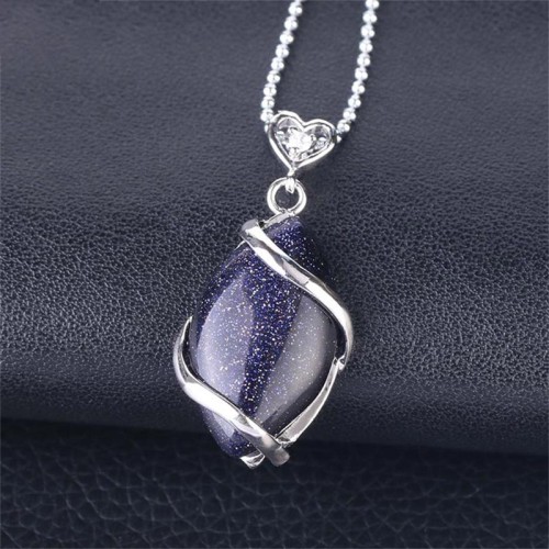 Marquise Crystal Stone Charm Necklace Pendant Marquise Crystal Stone Charm Necklace Pendant