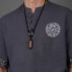 Tibet Om Mani Padme Hum Dzi Bead Wealth Necklace