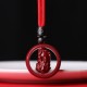 Cinnabar Om Mani Padme Hum PiXiu Blessing Necklace Pendant Cinnabar Om Mani Padme Hum PiXiu Blessing Necklace Pendant