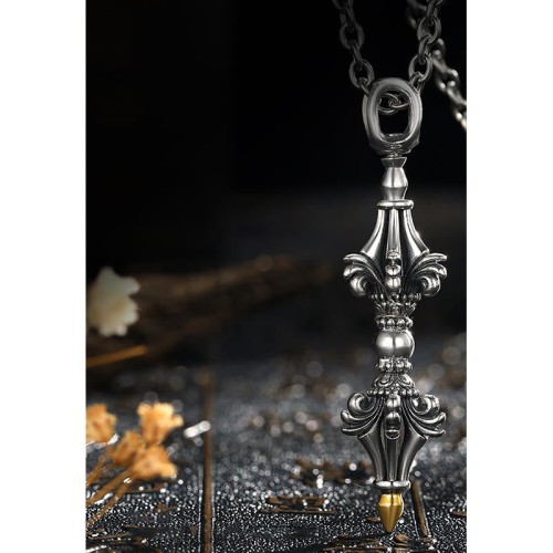925 Silver Dorje Vajra Strength Necklace 925 Silver Dorje Vajra Strength Necklace