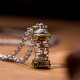 Yin Yang Tower Copper Rotatable Balance Pendant