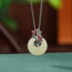 Hetian Jade Koi Fish Luck Necklace Pendant