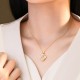 925 Silver Hetian Jade Orchid Clover Luck Necklace Set 925 Silver Hetian Jade Orchid Clover Luck Necklace Set