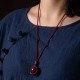 Cinnabar Om Mani Padme Hum PiXiu Blessing Necklace Pendant Cinnabar Om Mani Padme Hum PiXiu Blessing Necklace Pendant