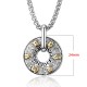 Tibetan Om Mani Padme Hum Peace Buckle Creativity Necklace Tibetan Om Mani Padme Hum Peace Buckle Creativity Necklace