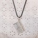 990 Silver Heart Sutra Mantra Peace Necklace 990 Silver Heart Sutra Mantra Peace Necklace