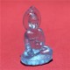 Blue Tathagata Buddha Liuli Crystal Amulet Necklace Blue Tathagata Buddha Liuli Crystal Amulet Necklace