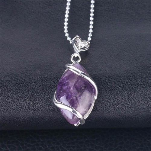Marquise Crystal Stone Charm Necklace Pendant Marquise Crystal Stone Charm Necklace Pendant