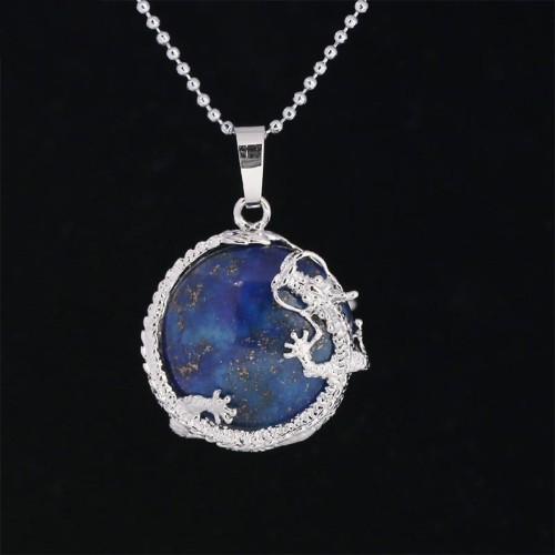 Chinese Dragon Quartz Crystal Healing Necklace Chinese Dragon Quartz Crystal Healing Necklace