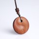Lightning Struck Jujube Wood Yin Yang Protection Necklace Lightning Struck Jujube Wood Yin Yang Protection Necklace