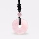 Lucky Coin Healing Crystal Gemstone Necklace