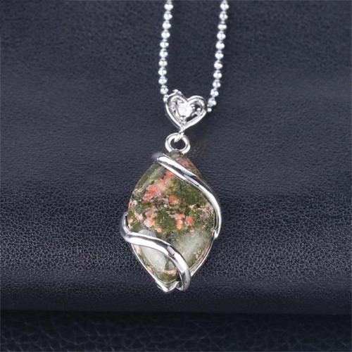 Marquise Crystal Stone Charm Necklace Pendant Marquise Crystal Stone Charm Necklace Pendant