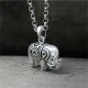 Sterling Silver Elephant Strength Necklace Pendant Sterling Silver Elephant Strength Necklace Pendant