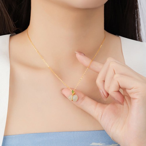 Hetian Jade Gourd Abundance Pendant Hetian Jade Gourd Abundance Pendant