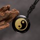 Amethyst Tiger Eye Green Aventurine Yin Yang Necklace Amethyst Tiger Eye Green Aventurine Yin Yang Necklace