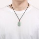 Natural Jade 12 Chinese Zodiac Success Necklace Pendant