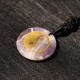 Amethyst Tiger Eye Green Aventurine Yin Yang Necklace Amethyst Tiger Eye Green Aventurine Yin Yang Necklace