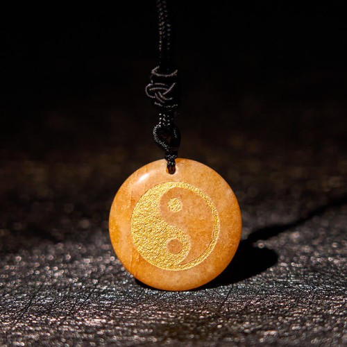 Amethyst Tiger Eye Green Aventurine Yin Yang Necklace Amethyst Tiger Eye Green Aventurine Yin Yang Necklace