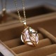Gold-plated Baroque Pearl Flower Sincerity Necklace Gold-plated Baroque Pearl Flower Sincerity Necklace