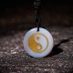 Amethyst Tiger Eye Green Aventurine Yin Yang Necklace Amethyst Tiger Eye Green Aventurine Yin Yang Necklace