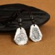 Silver Ksitigarbha Buddha Zakiram Goddess Pendant