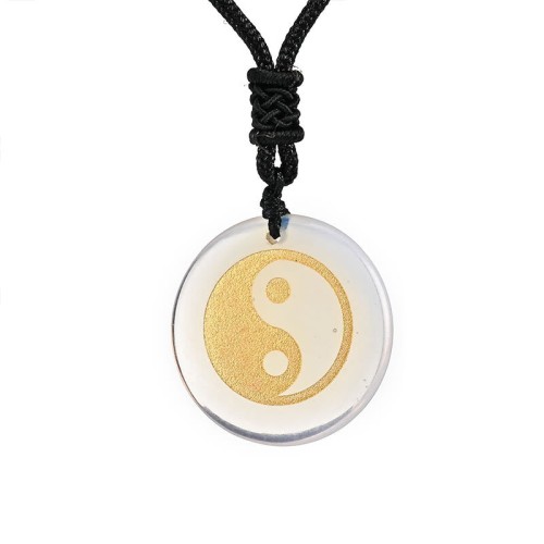 Amethyst Tiger Eye Green Aventurine Yin Yang Necklace Amethyst Tiger Eye Green Aventurine Yin Yang Necklace