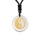 Amethyst Tiger Eye Green Aventurine Yin Yang Necklace Amethyst Tiger Eye Green Aventurine Yin Yang Necklace