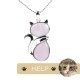 "Save A Cat" Cute Cat Protection Crystal Necklace "Save A Cat" Cute Cat Protection Crystal Necklace