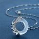 White Jade Koi Lucky Necklace